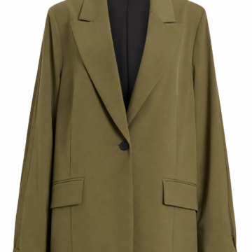Olive Green Oversized Blazer