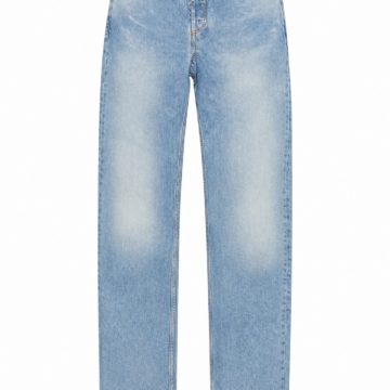 Light Blue High Rise Straight Leg Jeans